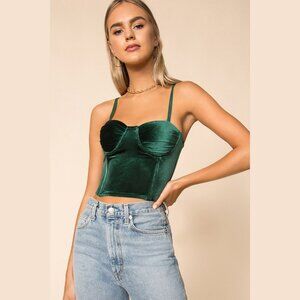 NWT Superdown Cori Bustier Top